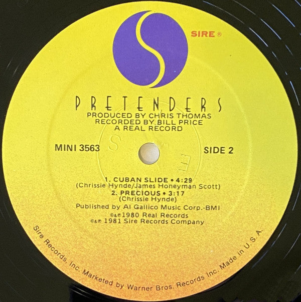 The Pretenders : Extended Play (12", EP, Spe)