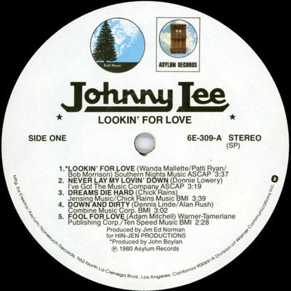 Johnny Lee (3) : Lookin' For Love (LP, Album)