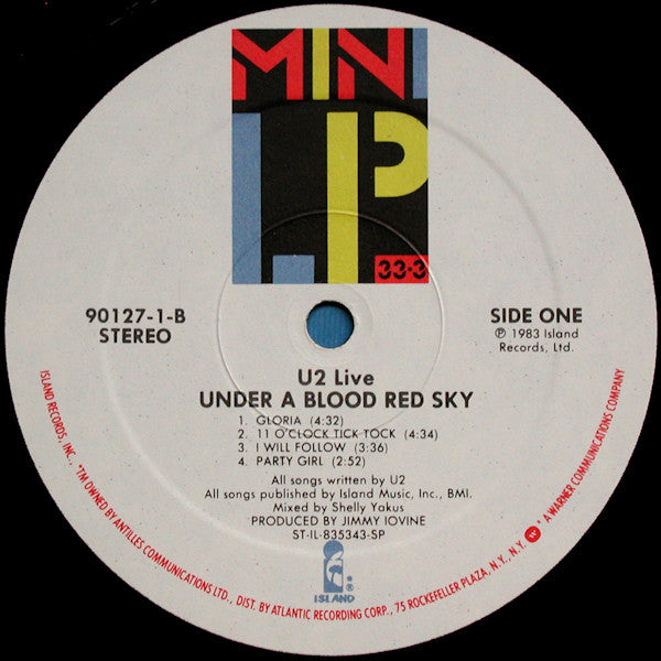 U2 : Live "Under A Blood Red Sky" (LP, MiniAlbum, Spe)