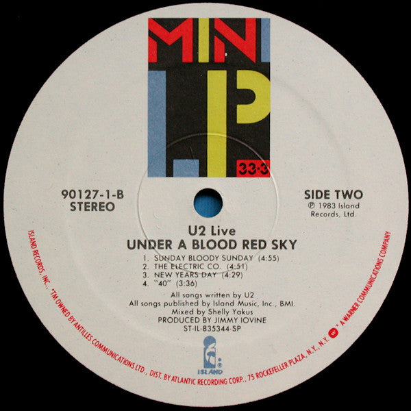 U2 : Live "Under A Blood Red Sky" (LP, MiniAlbum, Spe)