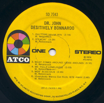 Dr. John : Desitively Bonnaroo (LP, Album, PR )