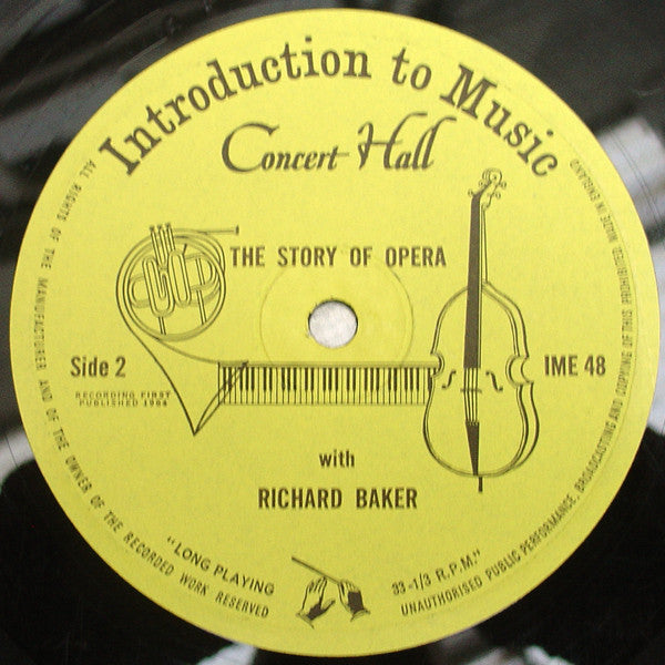 Richard Baker (7) : The Story Of Opera (10")