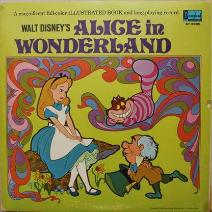 Various : Walt Disney's Alice In Wonderland (The Story, The Songs, The Music) (LP, Album, Mono, Pur)