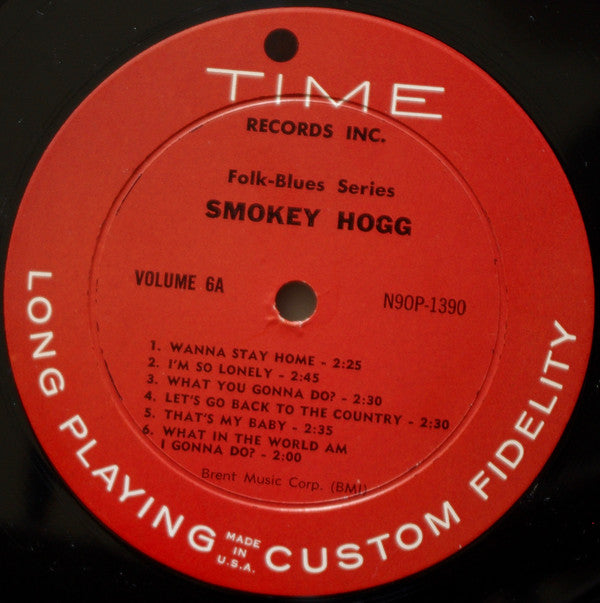 Smokey Hogg : Blues Folk Series Volume 6 (LP)