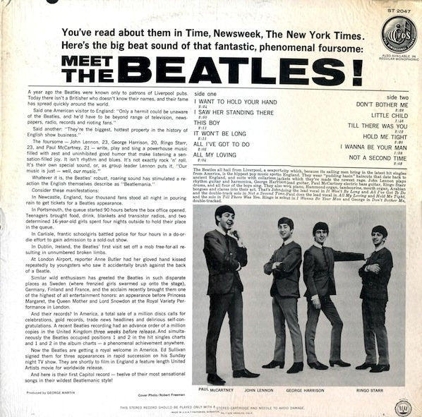 The Beatles : Meet The Beatles! (LP, Album)