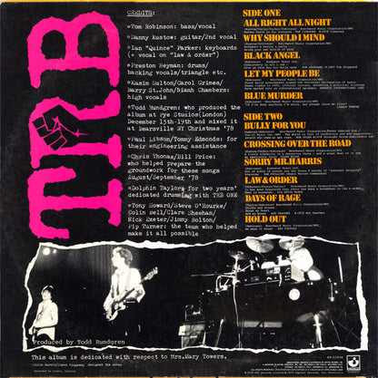 Tom Robinson Band : TRB Two (LP, Album, Win)