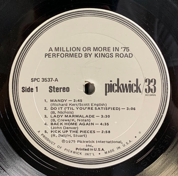 Kings Road : Million Or More! '75  (LP)