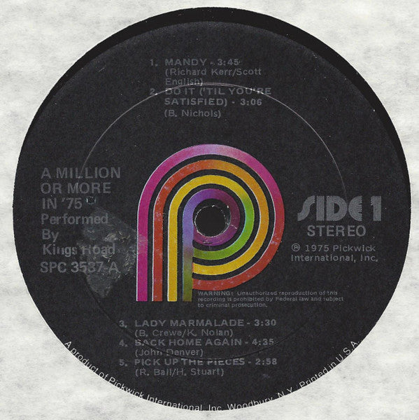 Kings Road : Million Or More! '75  (LP)