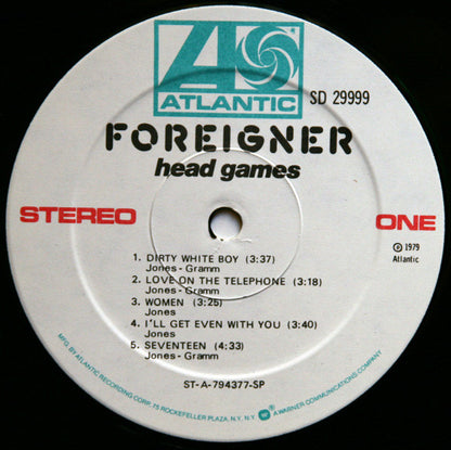 Foreigner : Head Games (LP, Album, SP )