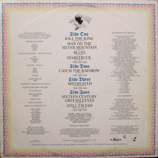 Rainbow : On Stage (2xLP, Album, PRC)