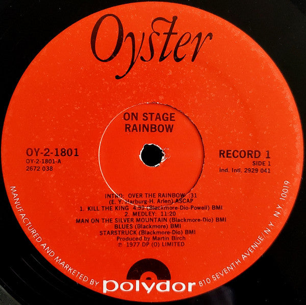 Rainbow : On Stage (2xLP, Album, PRC)