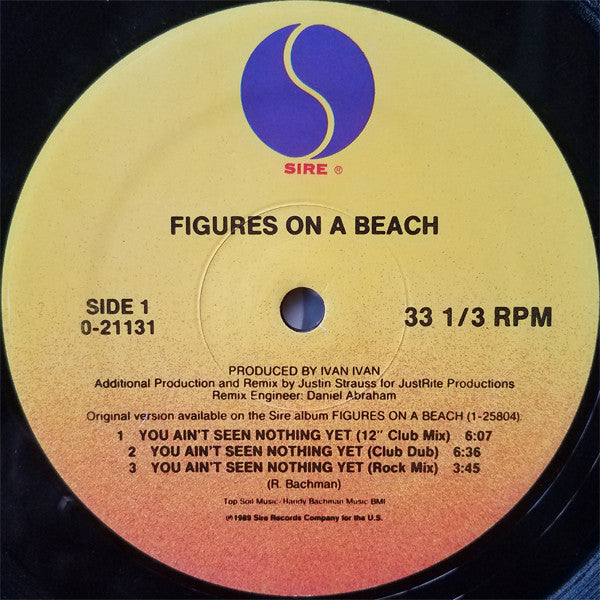 Figures On A Beach : You Ain't Seen Nothing Yet (12", Single)