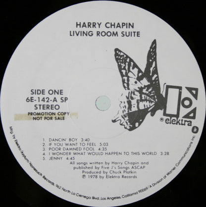Harry Chapin : Living Room Suite (LP, Album, Promo, Spe)