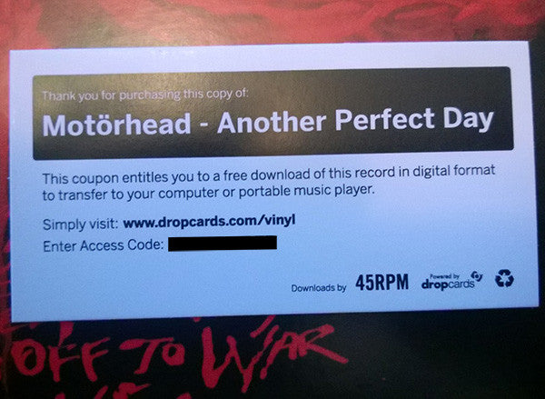 Motörhead : Another Perfect Day (LP, Album, RE, 180)