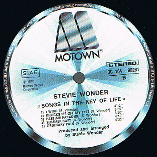 Stevie Wonder : Songs In The Key Of Life (2xLP, Album + 7", EP)