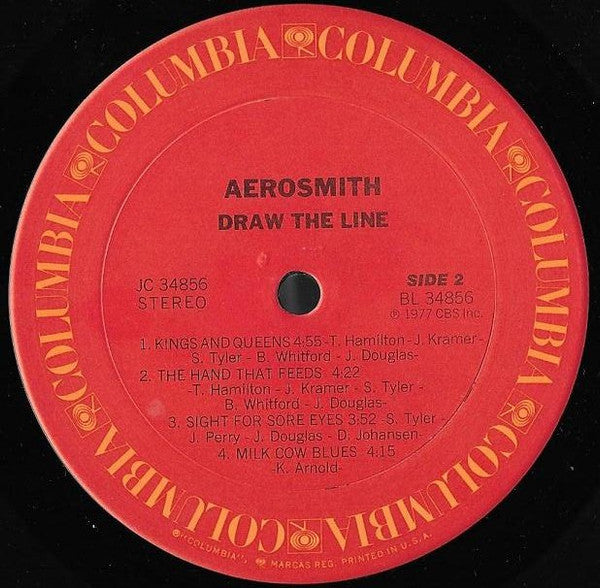 Aerosmith : Draw The Line (LP, Album, San)