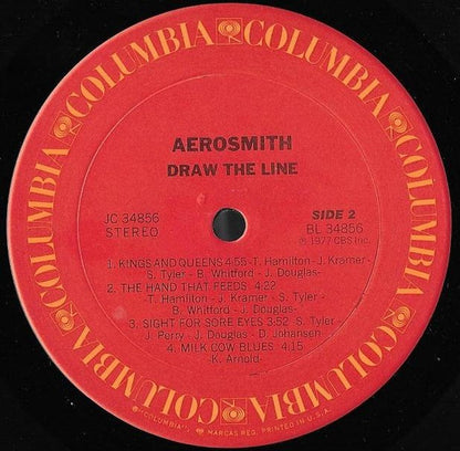 Aerosmith : Draw The Line (LP, Album, San)