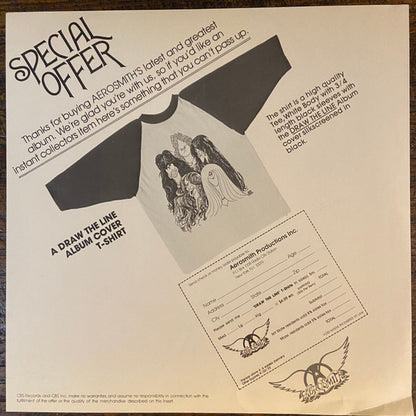 Aerosmith : Draw The Line (LP, Album, San)