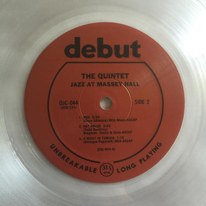 The Quintet : Jazz At Massey Hall (LP, Album, Ltd, RE, Cle)
