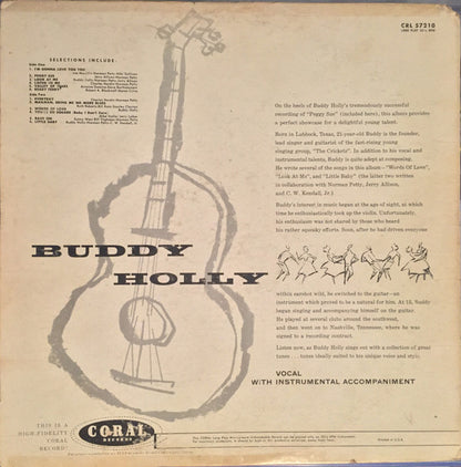 Buddy Holly : Buddy Holly (LP, Album, RE)