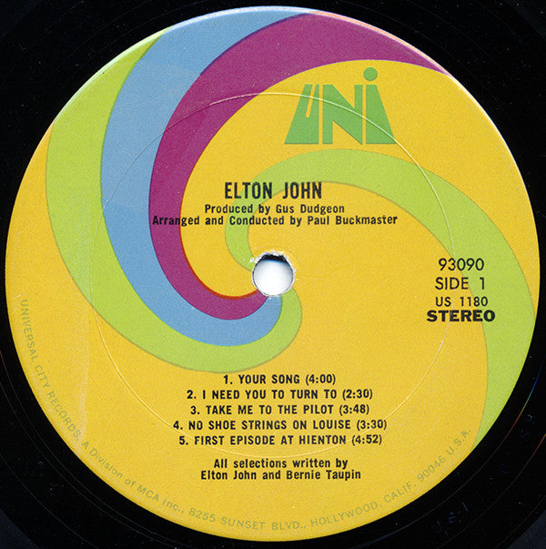 Elton John : Elton John (LP, Album, Ter)