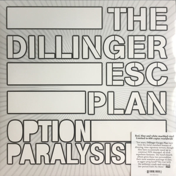 The Dillinger Esc Plan* : Option Paralysis (LP, Album, Ltd, RE, Red)