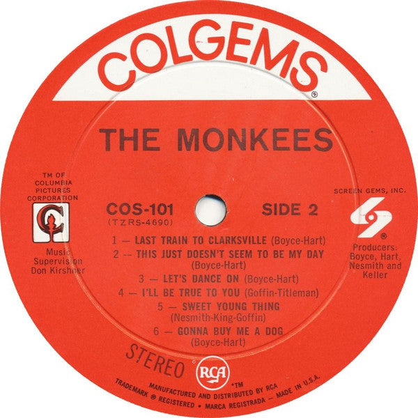 The Monkees : The Monkees (LP, Album, RP)