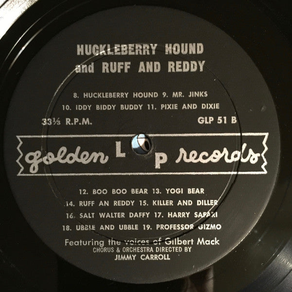 Quick Draw McGraw and Huckleberry Hound : Quick Draw McGraw and Huckleberry Hound (LP, Mono)