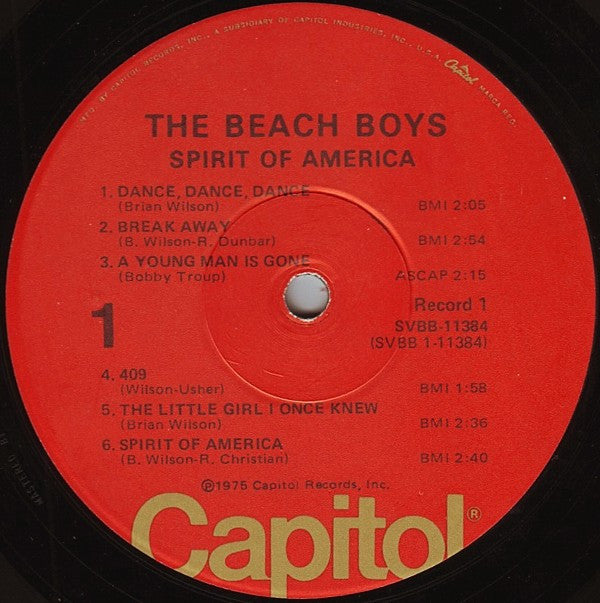 The Beach Boys : Spirit Of America (2xLP, Comp, Win)