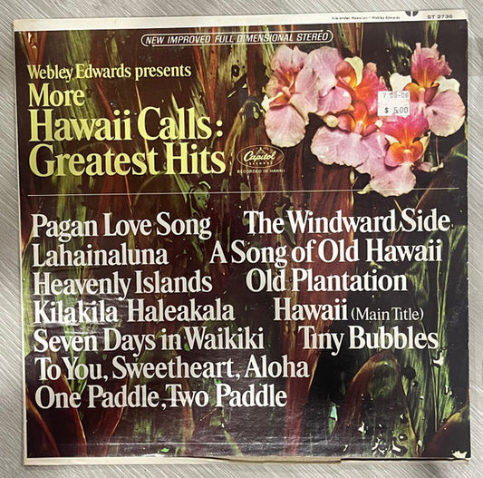 Webley Edwards : More Hawaii Calls: Greatest Hits (LP, Album)