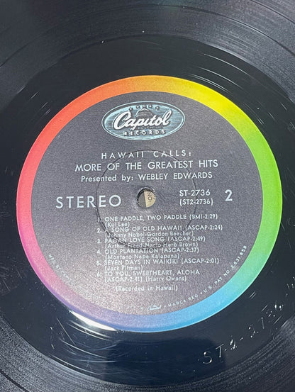 Webley Edwards : More Hawaii Calls: Greatest Hits (LP, Album)