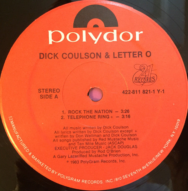 Dick Coulson, Letter O : Dick Coulson & Letter O (12", MiniAlbum)