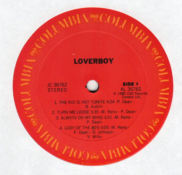 Loverboy : Loverboy (LP, Album, Ter)