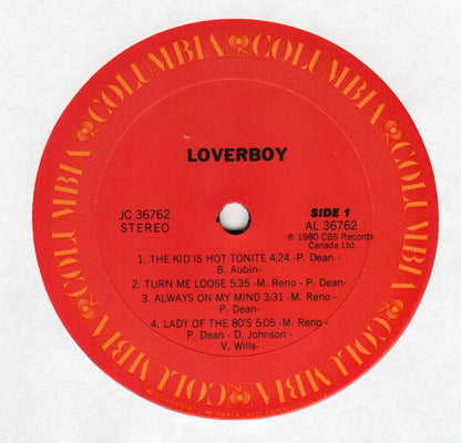 Loverboy : Loverboy (LP, Album, Ter)