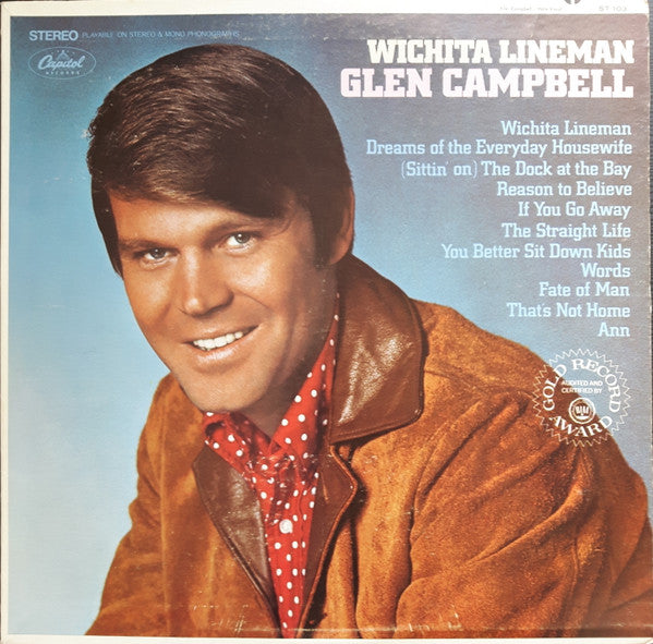 Glen Campbell : Wichita Lineman (LP, Album, RE, Scr)