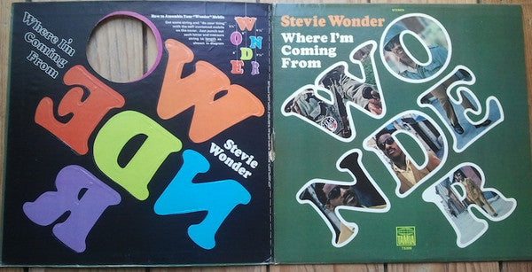 Stevie Wonder : Where I'm Coming From (LP, Album, Fol)