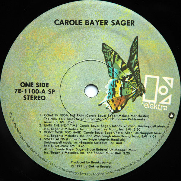 Carole Bayer Sager : Carole Bayer Sager (LP, Album, SP )