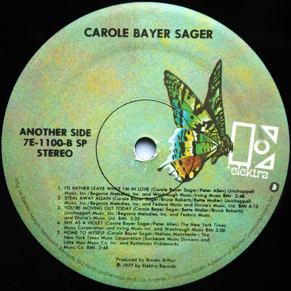 Carole Bayer Sager : Carole Bayer Sager (LP, Album, SP )